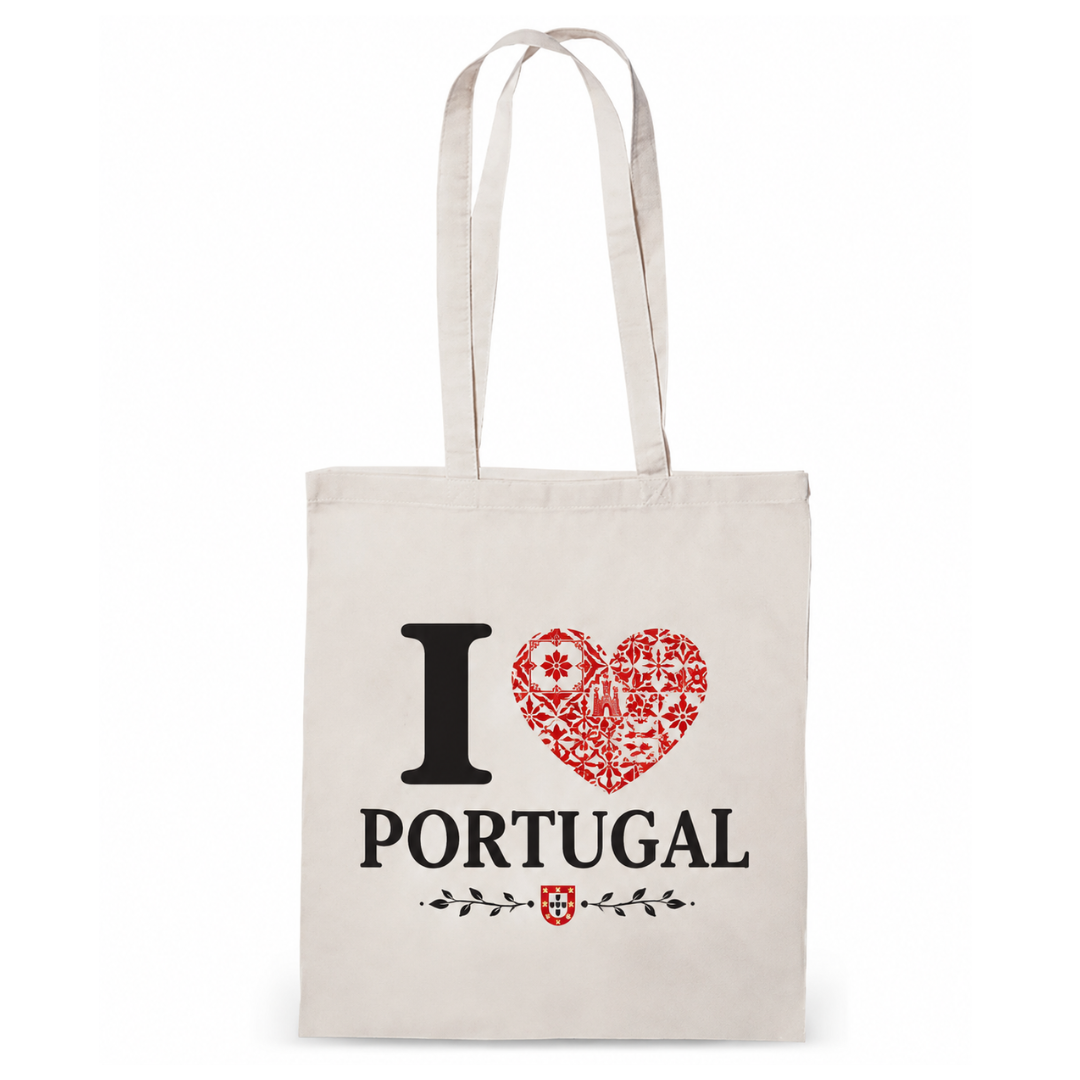 Saco de Tecido I Love Portugal