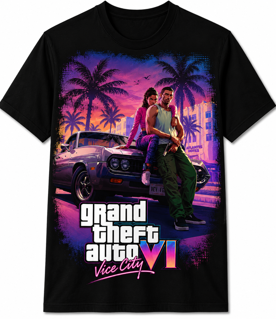 T shirt Jogo GTA VI