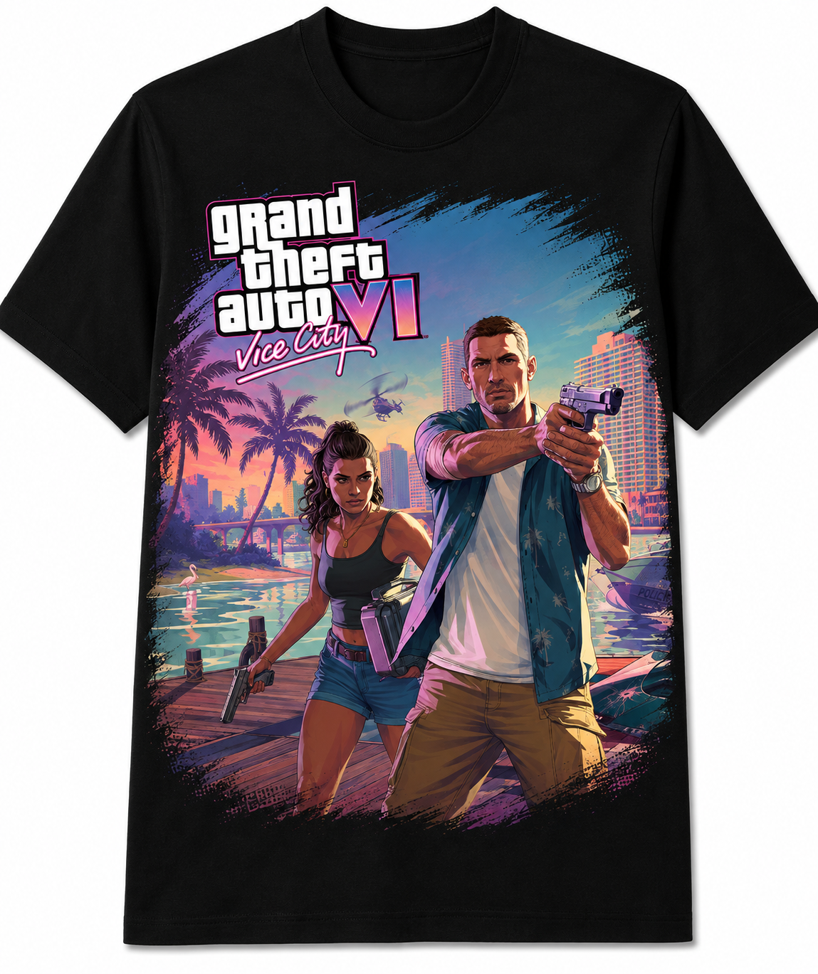 T shirt Jogo GTA VI