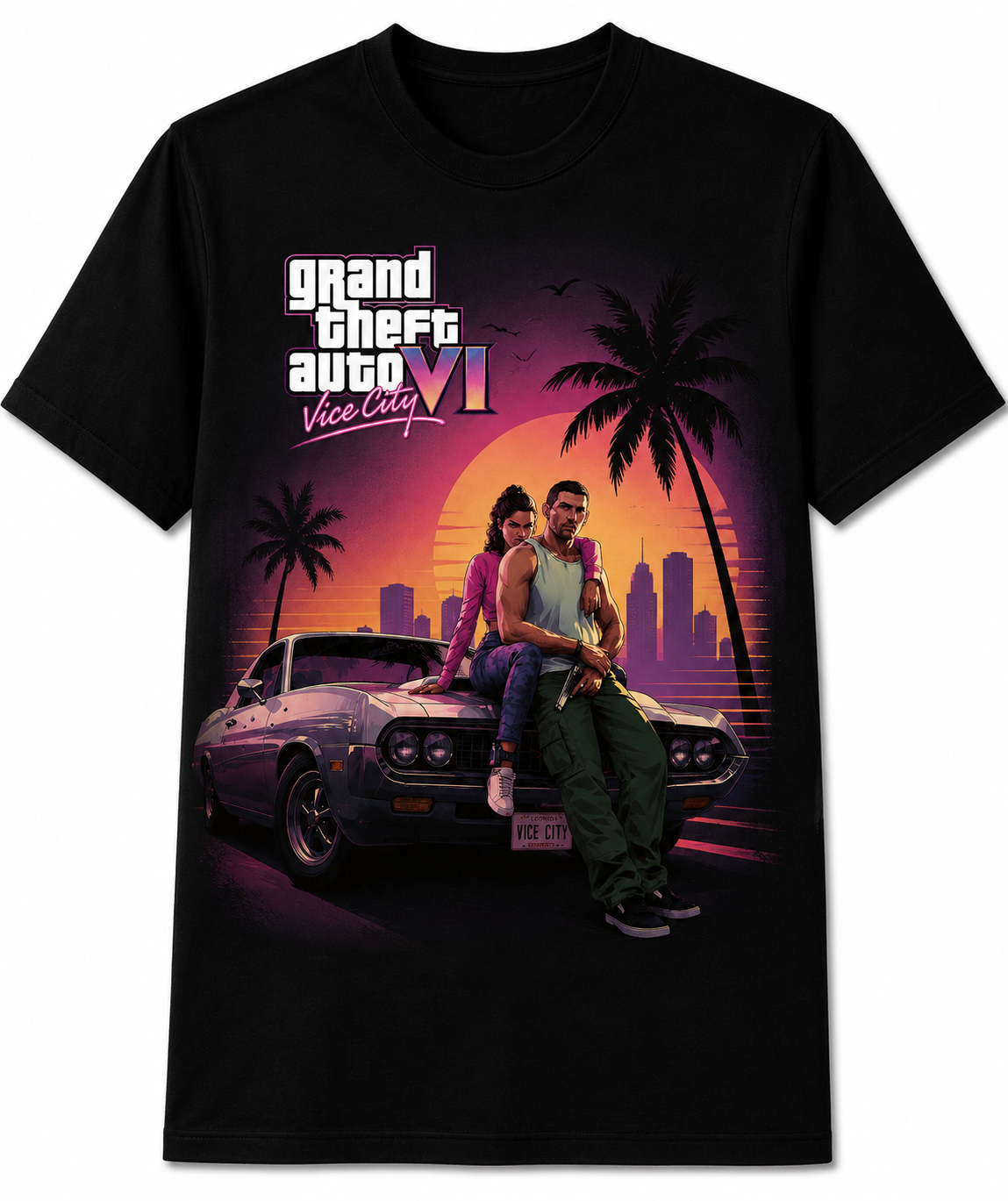 T shirt Jogo GTA VI